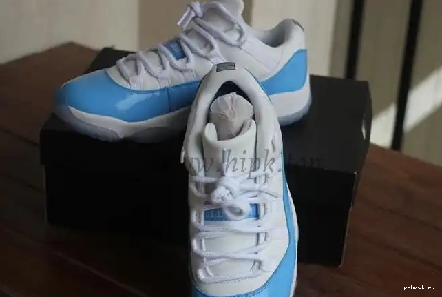 Low Air Authentic Jordan 11 Columbia 0613